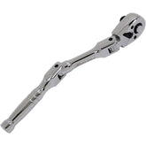 Neilsen Long Reach Flexi Multi Angle Head Socket Ratchet Quick Release 3/8"